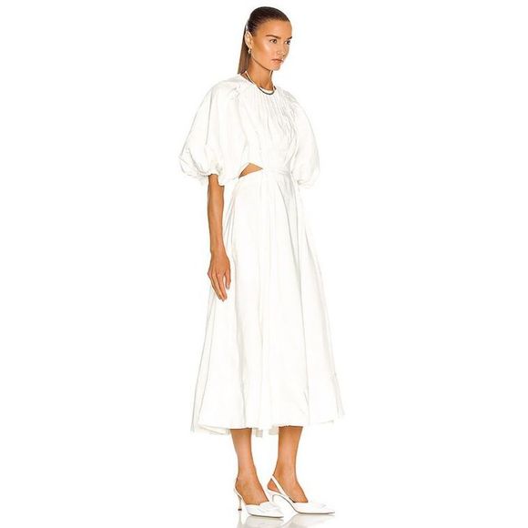 AJE Revitalise Cut Out Midi Dress Size AU4 (0 US) $625 - Picture 2 of 8
